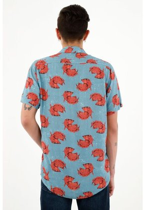 Tennis Camisa Tipo Bowling Para Hombre