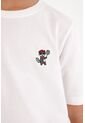 Camiseta Con Bordado Localizado Blanca Para Niño de Tennis