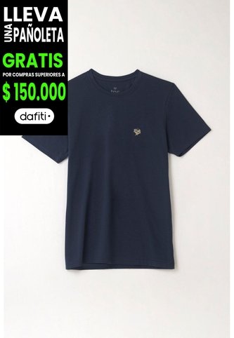 Tennis Camiseta Básica Azul Con Diseño Limpio Para Hombre Tennis
