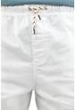 Bermuda Blanca Con Elástico Para Hombre de Tennis
