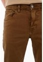 Pantalón Recto Cinco Bolsillos Café Para Hombre de Tennis
