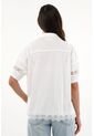 Tennis Camisa Manga Corta Con Cortes Decorativos Para Mujer de Tennis