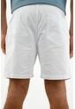 Bermuda Blanca Con Elástico Para Hombre de Tennis