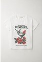 Tennis Camiseta Con Estampado Localizado Blanca De Silueta Amplia Para Mujer de Tennis