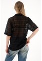 Tennis Camiseta Negra Tipo Bowling Para Mujer de Tennis