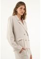 Tennis Chaqueta Tipo Blazer Crudo Para Mujer de Tennis