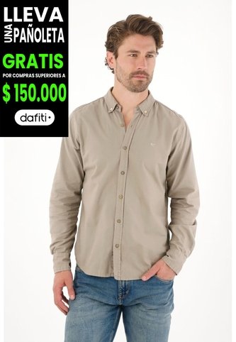 Tennis Camisa Manga Larga Con Raqueta Bordada Gris Para Hombre Tennis
