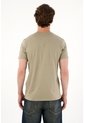 Tennis Camiseta Manga Corta Con Raqueta Bordada Verde Para Hombre de Tennis