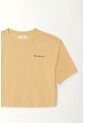Tennis Camiseta Boxy Fit Con Mini Estampado Café Para Mujer de Tennis
