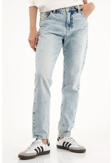 Tennis Jean Mom Fit Azul Para Mujer