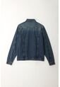 Tennis Chaqueta Denim Fit Recto Con Lavado Medio Desgastado En Algodón Azul Para Hombre de Tennis