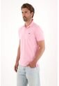 Tennis Polo En Tela Piqué Licra Rosada Para Hombre de Tennis