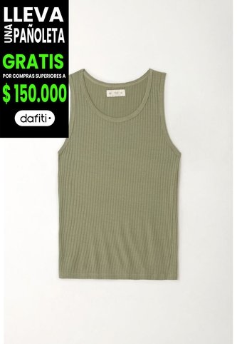 Tennis Camiseta Manga Sisa Verde Con Acabado Natural Para Mujer Tennis