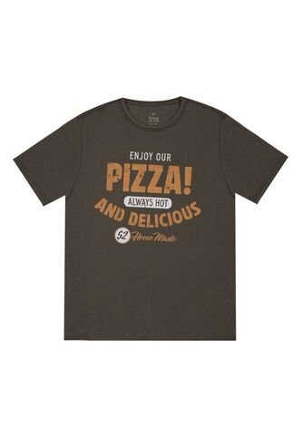 Tennis Camiseta Con Estampado Frontal Verde Para Hombre Tennis