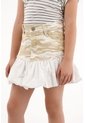 Falda Corta Con Estampado Militar Para Niña de Tennis
