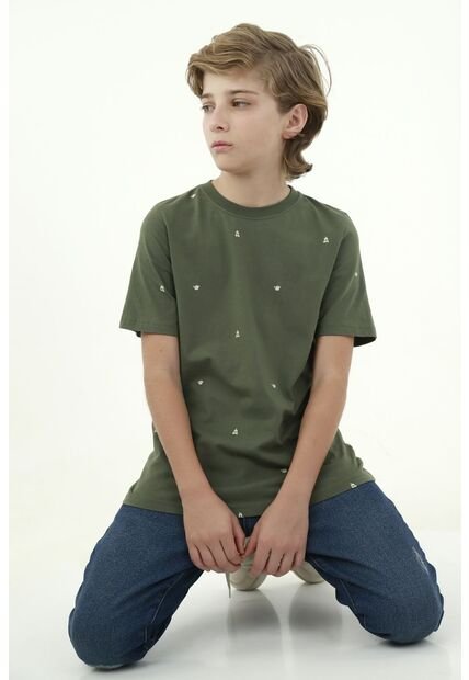 Camiseta Verde Para Niño