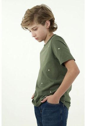 Camiseta Verde Para Niño