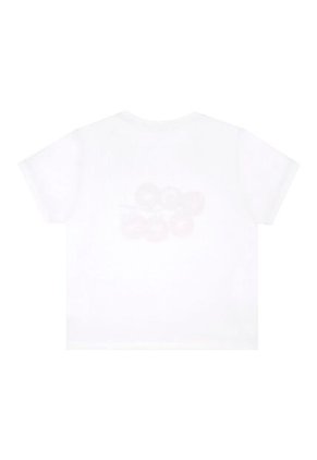 Tennis Camiseta Básica Blanca Con Estampado Para Mujer