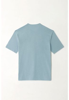 Tennis Camiseta En Jersey Flamé Azul Para Hombre