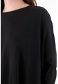 Tennis Camiseta Manga Larga Negra Con Acabado Suave Para Mujer de Tennis