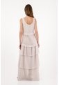 Tennis Vestido Asimétrico Con Boleros Crudo Para Mujer de Tennis