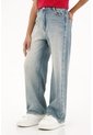 Jean Wide Leg Tiro Alto Para Niña de Tennis