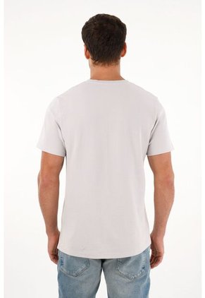 Tennis Camiseta Gris Manga Corta Para Hombre