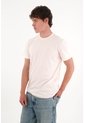 Camiseta Básica Con Mini Print Rosada Para Hombre de Tennis