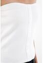 Tennis Camiseta Strapless Blanca Para Mujer de Tennis