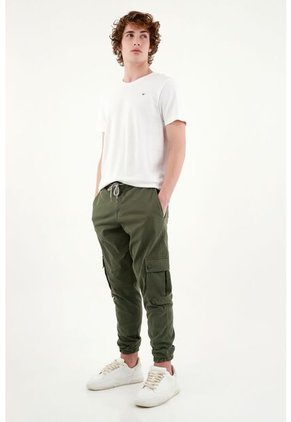 Pantalón Cargo Verde Para Hombre
