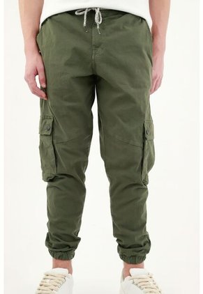 Pantalón Cargo Verde Para Hombre