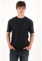 Tennis Camiseta Básica Estampada En Espalda Negro Para Hombre de Tennis