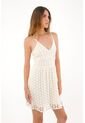 Tennis Vestido Corto En Tejido De Flores Para Mujer de Tennis