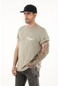 Camiseta Manga Corta Verde Para Hombre de Tennis