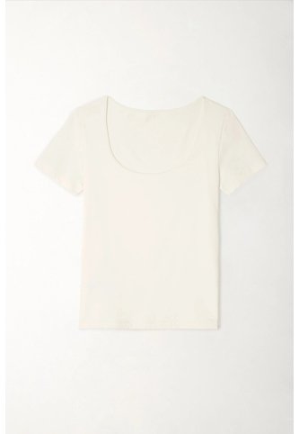 Tennis Camiseta Básica Manga Corta Café Para Mujer Tennis