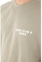 Camiseta Manga Corta Verde Para Hombre de Tennis