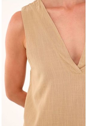 Tennis Vestido Crudo Corto Silueta Tipo A Para Mujer