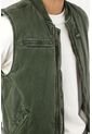 Tennis Chaleco Verde Con Teñido Overdye Para Hombre de Tennis