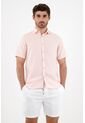 Camisa En Lino Rosada Para Hombre de Tennis