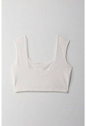 Tennis Camiseta Crop Manga Sisa Crudo Para Mujer