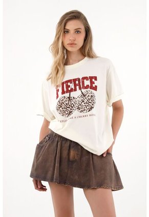 Tennis Falda Corta Tipo Globo Con Efecto Cuero Para Mujer