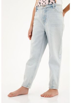 Jean Para Nina Tennis, Jeans Moda Plano Pesado Cintura Resortada