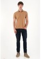 Tennis Camiseta Polo Manga Corta Café Para Hombre de Tennis