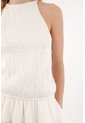 Tennis Vestido Corto Con Cuello Alto Para Mujer de Tennis