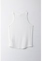 Tennis Camiseta En Tela Tejida Con Brillo Crudo Para Mujer de Tennis