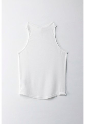 Tennis Camiseta En Tela Tejida Con Brillo Crudo Para Mujer Tennis