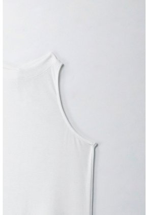 Tennis Camiseta En Tela Tejida Con Brillo Crudo Para Mujer