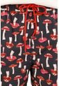 Tennis Pantaloneta De Baño Con Estampado De Hongos Multicolor Para Hombre de Tennis