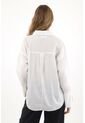 Tennis Camisa Manga Larga Oversized Blanca Para Mujer de Tennis