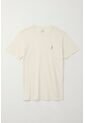 Tennis Camiseta Básica Con Mini Print Crudo Para Hombre de Tennis